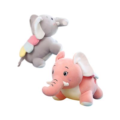 China Anywhere Made In China Safety Christmas Kawaii Baby Super Soft Cute Stuffed Ears Cozy Gray Plush Toy Elephant Lovely Large for sale