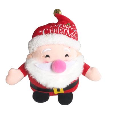 China Christmas China Cartoon Washable Cotton Character Best Mini Bulk Christmas Gift Sit Educational Huge Handmade Santa Claus Plush Toy for sale