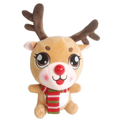 China Christmas Special Offer Mini Washable Kawaii Carnival Private Huge Educational Bulk Label Plush Deer Deer Plush Stuffed Toy for sale