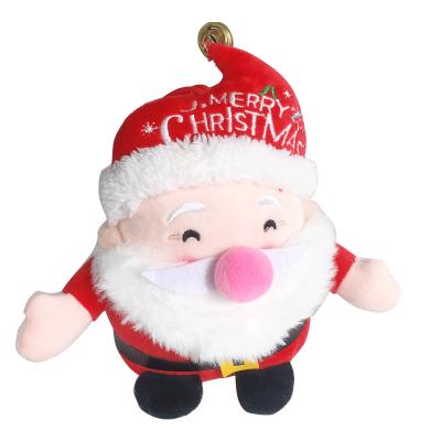 China Hot Selling Christmas Carnival Kawaii Cartoon Character Handmade Cotton Mini Bulk Washable Santa Claus Huge Plush Educational Toy for sale