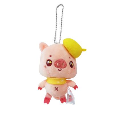 China Cute Daisy Pig Plush Toy Korean Scam Plush Toy Plush Doll Plush Doll's Quick Custom Made Soft Key Chain for sale