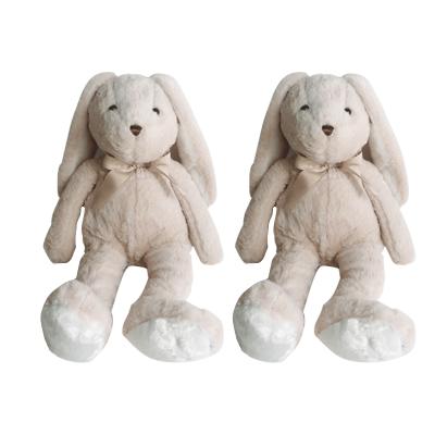 China Custom Stuffed Plush Soft Animal Baby Ear Stuffed Lovely Long Simulated Birthday Kids Rabbit Soft Toys for sale