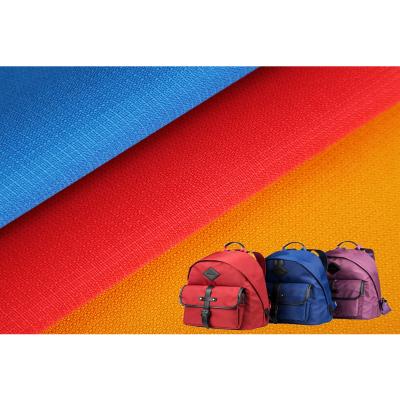 China Waterproof Luggage School Bag PU Coated Polyester 1mm 150D Oxford Ripstop Fabric For Tent Garment for sale