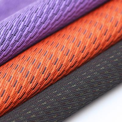 China Unique design waterproof 3D dimensional space yarn-dyed jacquard woven PU coated suitcase decorative fabric for sale