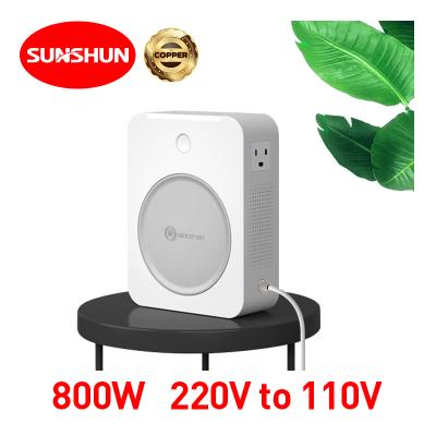 China Shunhong 800W Power Transformer 220v-110v 230v Voltage Step Down Pure Copper Converter 220V To 110V Ring Transformator for sale