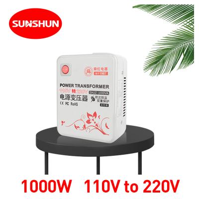 China Shunhong 1000w power step up transformer 110v to 220v voltage converter custom cheap portable toroidal transformer for toilet lid for sale