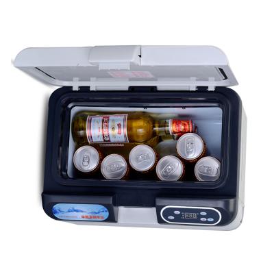 China Portable Electric Cooler Mini Fridge Medical / Boxcar Food Storage 12 Liter 12V 240V For Transport for sale