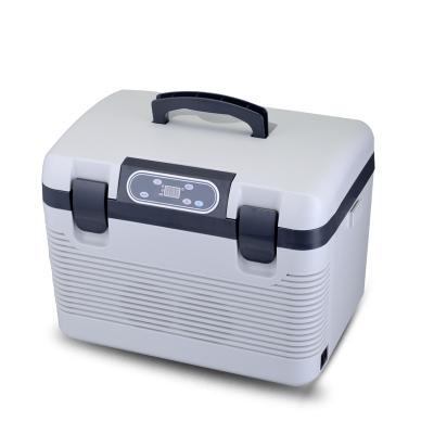 China DC 12V/24V AC220V Portable Portable Fridge Cooler 19L Warmer Car Home Cooler Fridge for sale