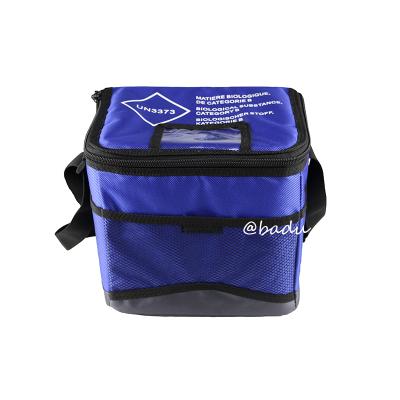 China Waterproof Portable 6L Laboratory Medical Cooler Transport Bag For Biological Samples for sale