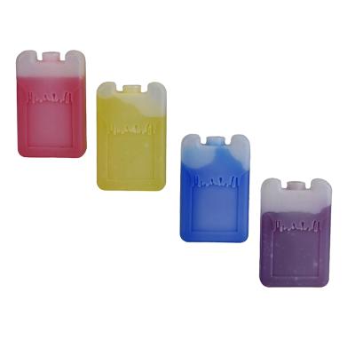 China Badu Waterproof Custom HDPE 150ml Cooler Ice Pack Freeze Freezer Bricks For Cream Truck Transport for sale