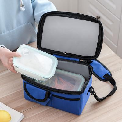 China Badu Good Quality Tote Shoulder Small Thermal Food Delivery Cooler Lunch Bag Portable Waterproof Backpack For Fresh Food for sale