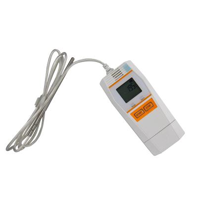 China 24 Hours Badu High Quality White Color USB Temperature Measurement Data Logger Temperature with External Sensor for Medicine/Food for sale