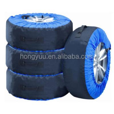 China Universal Available Rack Wheel Cover Tire Car Wrapping Tire Cover Eco-Friendly Storage and Carry Bag Cover for sale