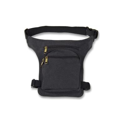 China Fashion Canvas Thigh Leg Bag Motorcycle Hip Bag For Men And Women Tactical Belt Bag OEM Accepted for sale