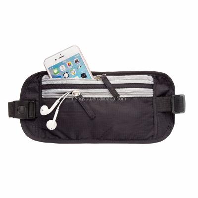 China Travel Eco-Friendly Money Belt with RFID Blocking, Key, Passport, Phone Holder, Waterproof Fanny Belt Pack, Hidden Travel Wallet for sale