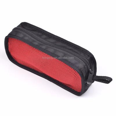 China Lightweight Electronics Travel Organizer Bag Travel Carrying Zipper Mesh Bag Case for sale