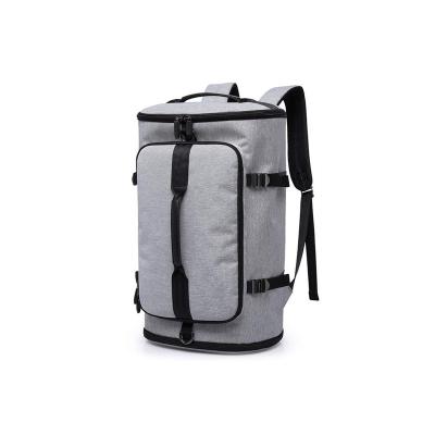 China Custom High Quality Travel Fleece Backpack, Outdoor Gym Backpack Travel Bag With Shoe Compartment for sale