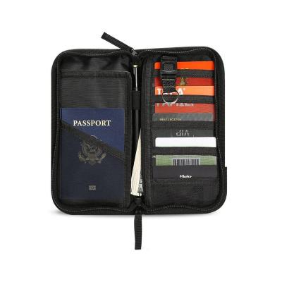 China RFID RFID Blocking Travel Wallet and Passport Holder-Travel Organizer for Passport Credit Cards Tickets for sale