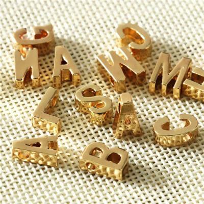 China Environmental Friendly Wholesale Custom A to Z Alphabet Necklace High Quality Gold Plated Pendant Charms Stainless Steel for sale