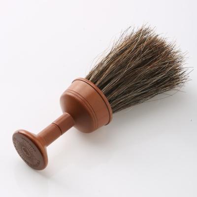 China Custom Hard Pad Handle Beard Brush Logo Color Boar Bristle Long Curved Wave Brush For Men Wood Factory for sale