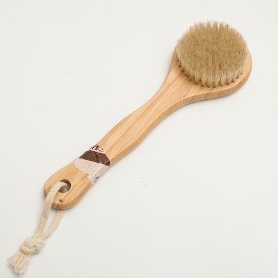 China All Natural Sisal Body Sweeps Back Spa Wholesale OEM With Boar Hair Hair Bath Brush, Shower Foot Massager Scrubber Wood Brush Cleaner for sale