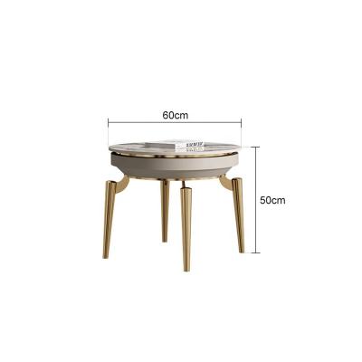 China Modern Nordic light luxury marble corner small table side sofa living room simple tea table home decoration for sale