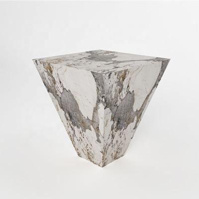 China Modern custom made luxury bedside nightstand modern exotic sintered stone table for bedroom furniture for sale