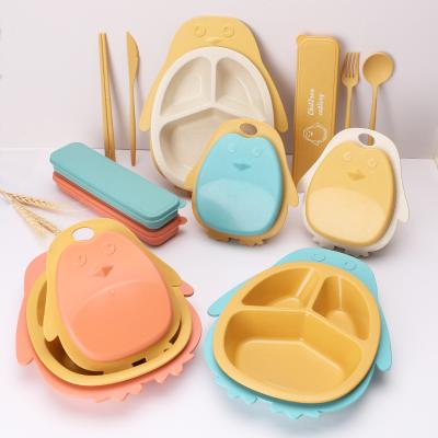 China Viable Children's Knife Fork Spoon Set For Health PP Materials Baby Cutlery Set Anti-microbico for sale