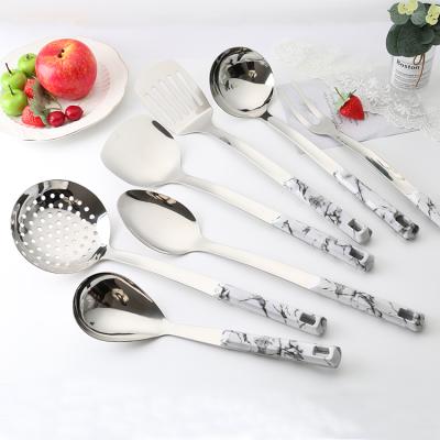 China Sustainable 304 Stainless Steel Kitchenware With Plastic Handle Cookware for sale