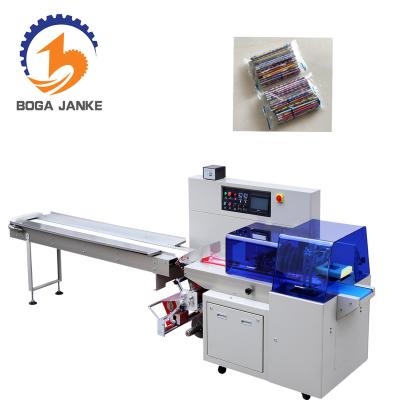 China Food Foshan Automatic Horizontal Pillow Packing Machine, Pen Counting Packing Machine For Pen Packing for sale