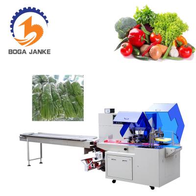 China Food Exchanging Pillow Rolling Machine Packing , Fruit And Vegetable Packing Machine Packing for sale