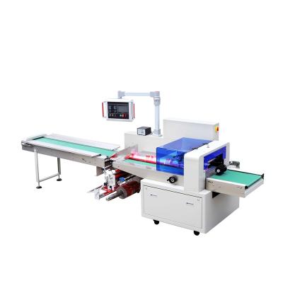 China Automatic Food Factory Packing Machine Rotary Off-Paper Pillow Packing Machine for sale