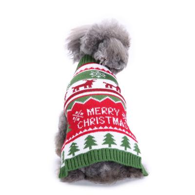 China Viable Wholesale Winter Pet Sweater Dog Clothes for sale