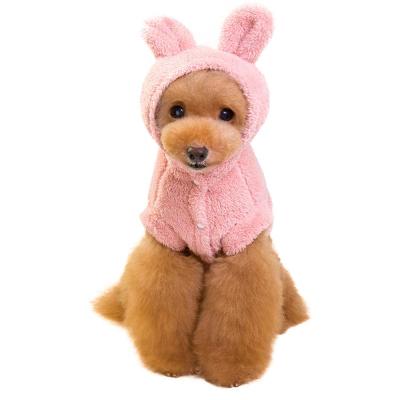 China Viable Custom Wholesale Cute Bear Ear Hoodie Dog Clothes for sale