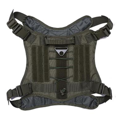 China 1000D Dog Viable Waterproof Tactical Vest Breathable Nylon Suit For Outdoor Large Dog for sale