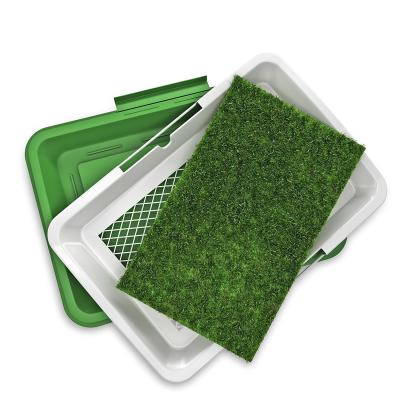 China Wholesale Viable Plastic Indoor Pet Male Dog Pee Tray Large Dog Toilet Puppy Puppy Training Viable Plastic Indoor Pet for sale