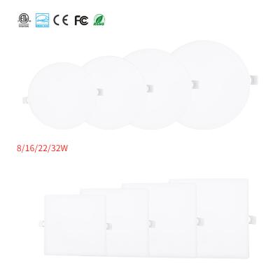 China Modern Led Panel Light Ultrathin Led Recessed Frameless Adjustable Indoor Lighting High Lumen for sale