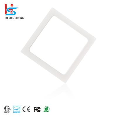 China Modern Aluminum Frame IP44 6W 12W 18W 24W Aluminum Frame Mount 100LM/W LED Outdoor Borderless Panel Light For Ceiling for sale