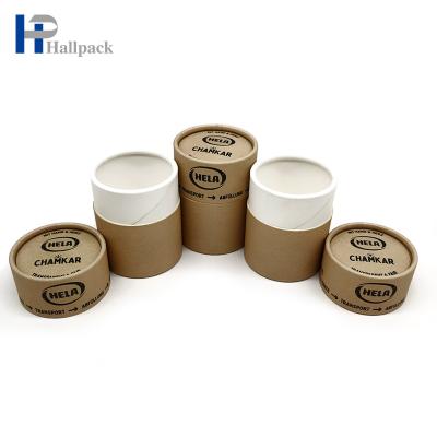 China Biodegradable Kraft Paper Round Cosmetic Paper Tube Mask Tube Paper Box For Cosmetic for sale