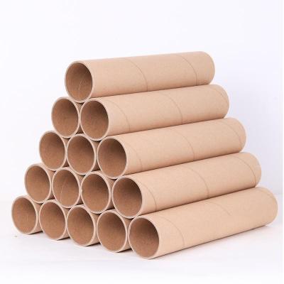 China Recycled White Brown Packaging Paper Card Poster Cardboard Cylinder Painting Mailing Tube for sale