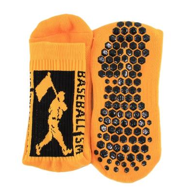 China QUICK DRY Custom Grip Socks Trampoline Boots Non Slip Soccer Football Socks for sale