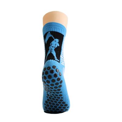 China QUICK DRY Football Soccer Basketball Sports Grip Knockouts Custom Logo Non-Slip Socks for sale