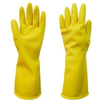 China Dish Washing Latex Household Gloves for sale