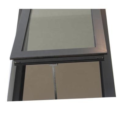 China Top quality thermal swing break aluminum alloy double glazed top hung chain awning windows for villa for sale