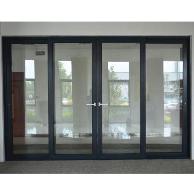 China Modern Thermal Break Aluminum Soundproof Tempered Glass Sliding Door For Living Room for sale