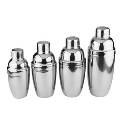 China Cocktail Shaker American Shaker Three-Stage Cocktail Shaker Set Bar Tool 304 Stainless Steel Shaker for sale