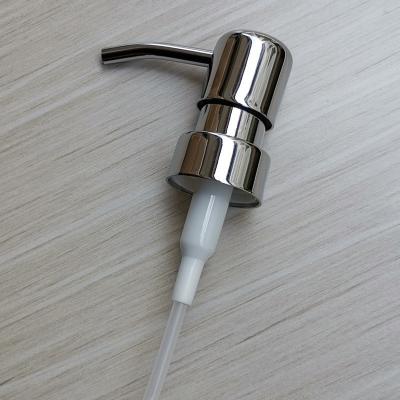 China Premium Stainless Steel Disposable Wholesale Silver Pump Emulsion Factory Bottle Emulsion Pump Master Dispenser for sale