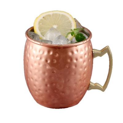 China Cocktail Shaker Set Summer Hot Selling 304 Moscow Stainless Steel Mule Copper Serving Cup Water Cup Drinking Aluminum Cocktail Beer Mugs for sale