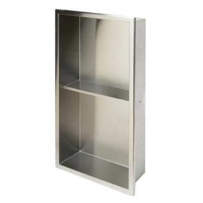 China 304 Modern Brushed Stainless Steel Bathroom Shower Niche Rust Size 12x12 Inch Anti for sale