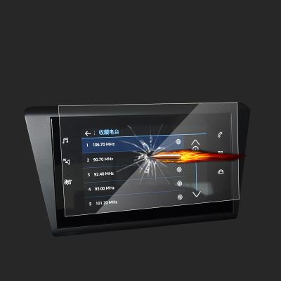 China GPS for Peugeot 408 car dashboard navigation touch screen tempered glass screen protector for sale